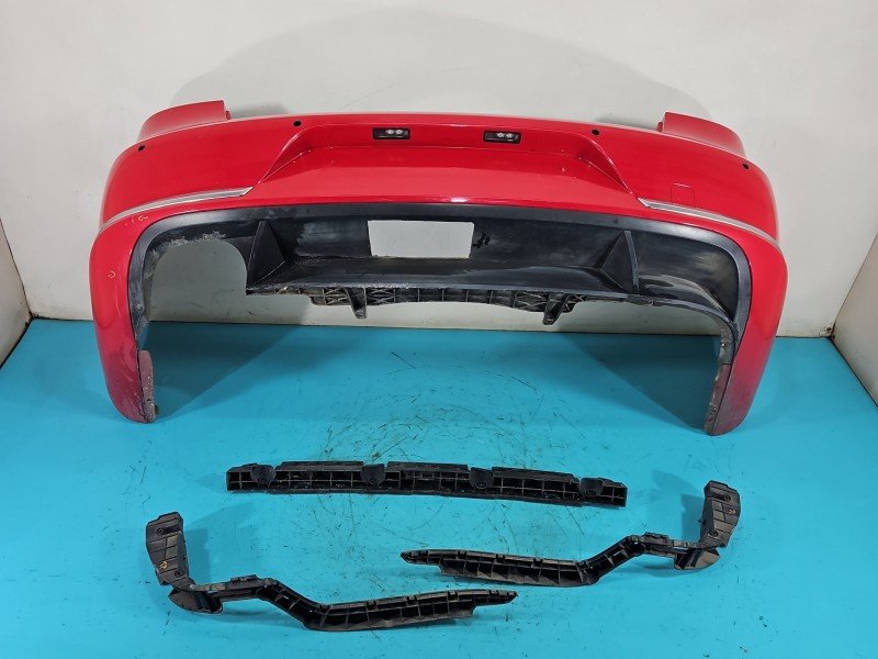 Zderzak tył Vw Passat B7 czerwony ly3d sedan