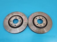 Tarcze hamulcowe przód klocki średnica 282mm, grubość 25mm,plus klocki Peugeot Partner II 1.6 hdi