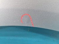 Błotnik przód prawy Nissan Primastar 01-14 srebrny