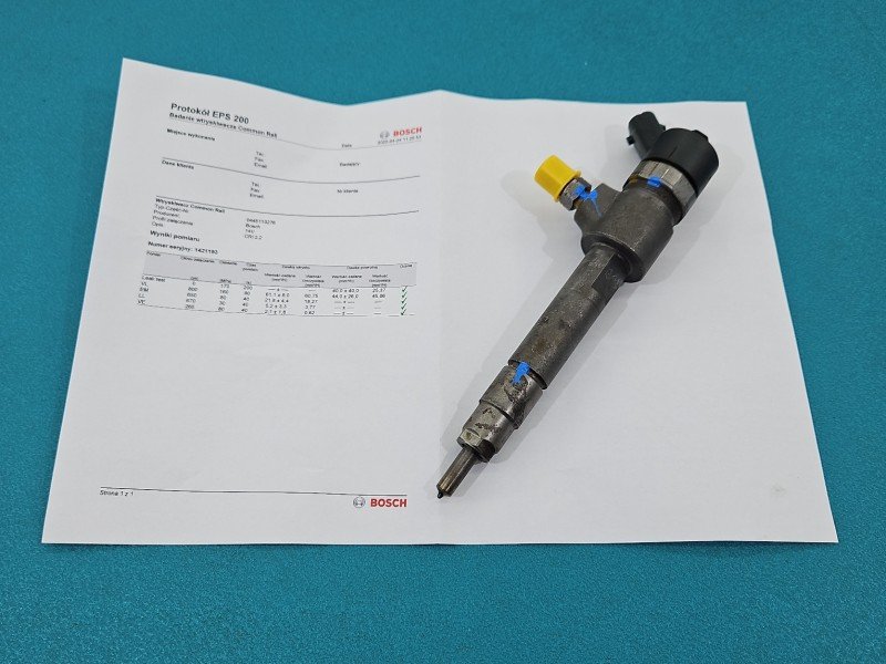 TESTOWANY Wtryskiwacz Fiat Sedici 0445110276 1.9 jtd TESTOWANY Wtryskiwacz Fiat Sedici 0445110276 1.9 jtd