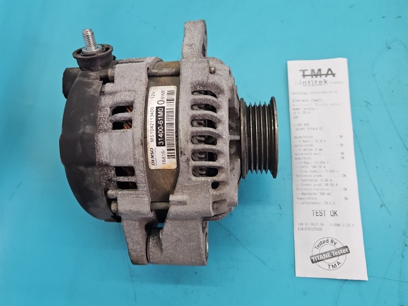 TEST Alternator Suzuki Vitara II 2015- 31400-61M0, MS1042113400 1.6 16V (M16a)