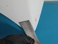 Maska przednia Renault Megane III biały DV369