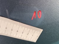DRZWI PRZÓD PRAWE PASAŻERA Mitsubishi Outlander II 06-13 5d błękitny A86A