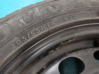 Koło zapasowe 16" dojazdowe dojazdówka Skoda Octavia II Rozstaw śrub: 5x112, Dunlop, 205 mm, Profil opony: 55, imprk1555675,...