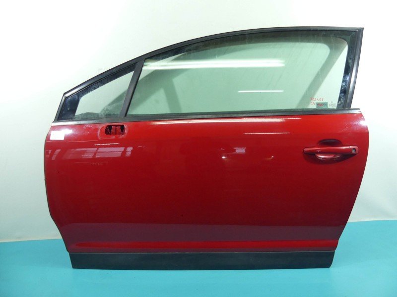 DRZWI PRZÓD LEWE KIEROWCY Citroen C4 I 3d czerwony KKN