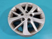 Felgi aluminiowe alufelgi Toyota Auris II Średnica felgi: 16", Szerokość felgi: 6.5", 5x114.3, TOYOTA, 4szt et 45 R16 5X114.3