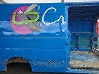 Błotnik tył prawy Renault Master III 10-19 niebieski O423 ćwiartka