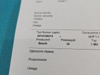 testowany Pompowtryskiwacz 0414720215, 038130073AG 1.9 tdi (BKC)