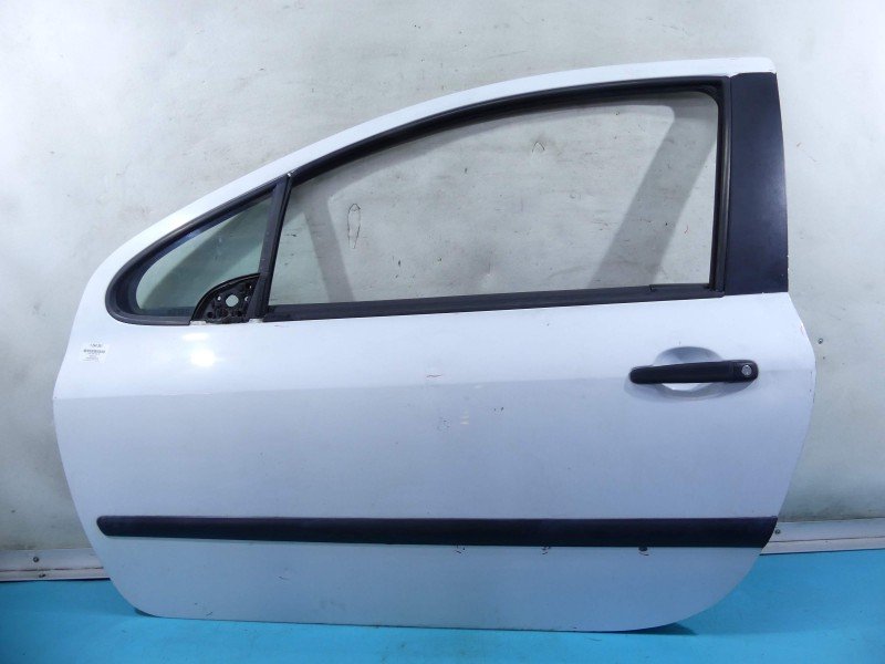 Drzwi przód lewe Peugeot 307 3d biały