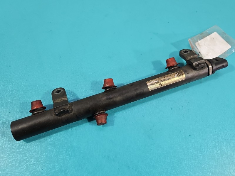 Listwa wtryskowa CZUJNIKI A6420702695, 0281002672 Mercedes ML W164 3.0 CDI V6