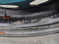 Koło zapasowe 15" dojazdowe dojazdówka Renault Megane III 5x114.3, Continental, 195 mm, Profil opony: 65, CONTINENTAL R15...