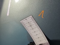 Maska przednia Peugeot 307 błękitny EZSD