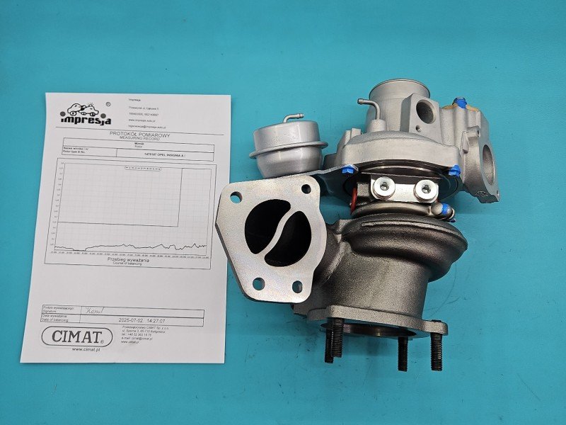 Turbosprężarka Regenerowana Opel Insignia A 53049700059, 53049880059, 12618667 2.0 T A20NHT 220KM