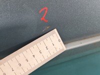 Drzwi tył lewe Chrysler Voyager V 07-16 HB 5d groszkowy H7T1