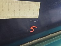 DRZWI PRZÓD LEWE KIEROWCY Daewoo Lanos 5d granatowy