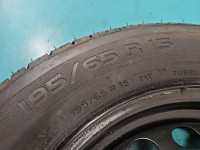 Koło zapasowe 15" dojazdowe dojazdówka Renault Scenic II Rozstaw śrub: 4x100, Michelin, IMPRK1543668, 195/65 R15, 6.5J R15...