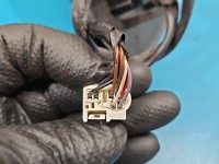 Lusterko lewe Toyota Verso 09- elektryczny, Europejska, Kod lakieru: 1G3, Rysy, 7 pin europa