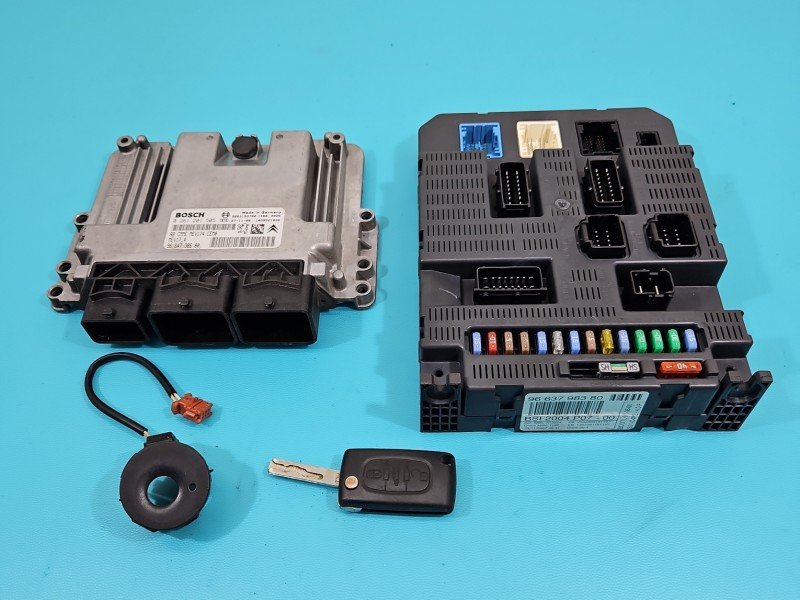 Komputer Sterownik silnika 0261201505, 9664738680 Peugeot 207 1.4 16V