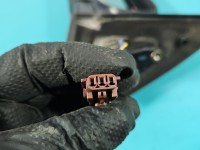 Lusterko lewe pin Nissan Almera N15 HB 5d kolor srebrny europa