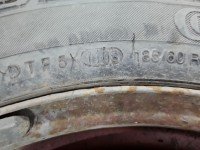 Koło zapasowe 17" dojazdowe dojazdówka Renault Espace IV Rozstaw śrub: 5x108, Continental, 185 mm, Profil opony: 60,...