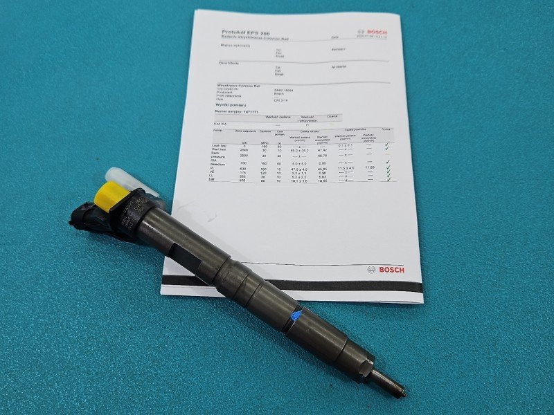 TESTOWANY Wtryskiwacz Toyota Yaris II 0445116054 1.4 D4D TESTOWANY Wtryskiwacz Toyota Yaris II 0445116054 1.4 D4D