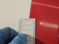 DRZWI PRZÓD PRAWE PASAŻERA Opel Vivaro 5d czerwony 79U (547)