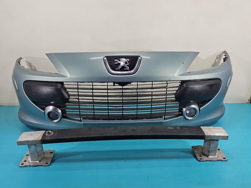 Zderzak przód Peugeot 307 błękitny EZSD