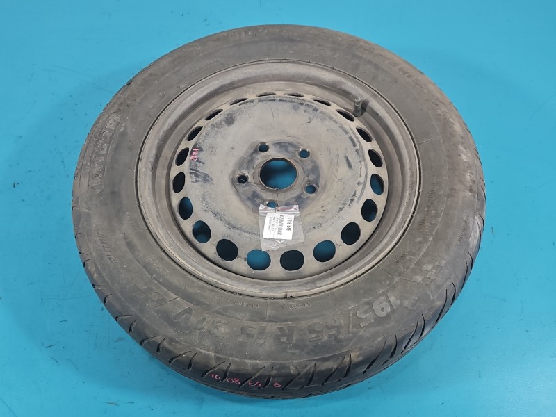 Koło zapasowe 15" dojazdowe dojazdówka Vw Passat B5 Rozstaw śrub: 5x112, Kormoran, 195 mm, Profil opony: 65, Kod producenta:...