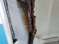 Błotnik przód lewy Kia Stinger SNOW WHITE PEARL