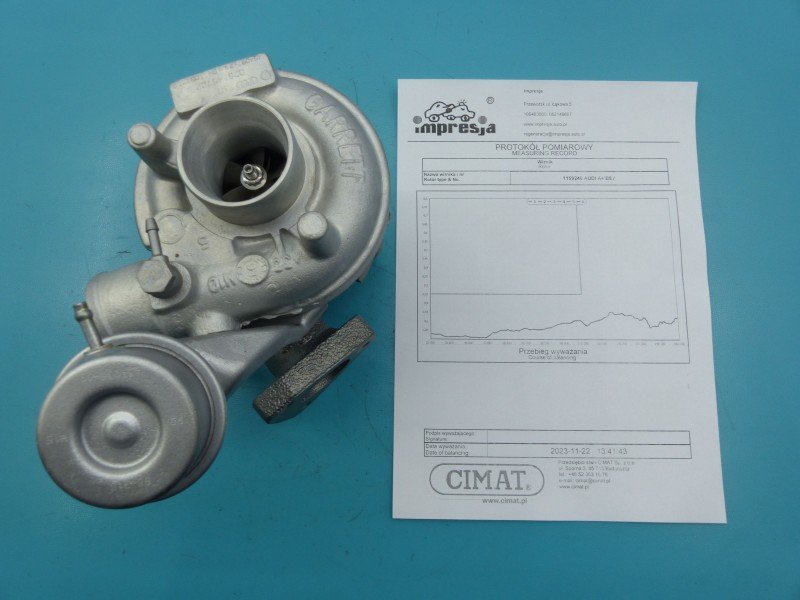 Turbosprężarka Regenerowana Audi A4 B5 454097-2, 028145702 1.9 TDI