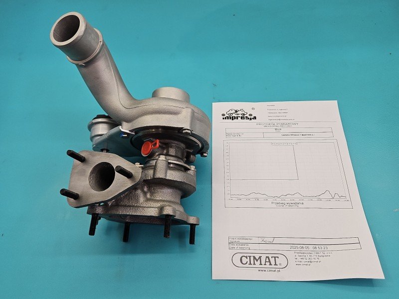 Turbosprężarka Regenerowana Renault Master II K03-055, 53039700055, 53039880055 2.5 dci 120KM Turbosprężarka Regenerowana Renault Master II K03-055, 53039700055, 53039880055 2.5 dci 120KM