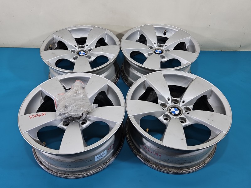 alufelgi felgi 17" komplet Bmw e60 e61 R17 Szerokość felgi: 7.5", Rozstaw śrub: 5x120, Odsadzenie (ET): 20, Producent felg:...