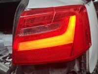 Lampa tył prawa Producent części: Audi, Uszkodzona obudowa i klosz , Przerobiona na EU AUDI A6 C7 sedan