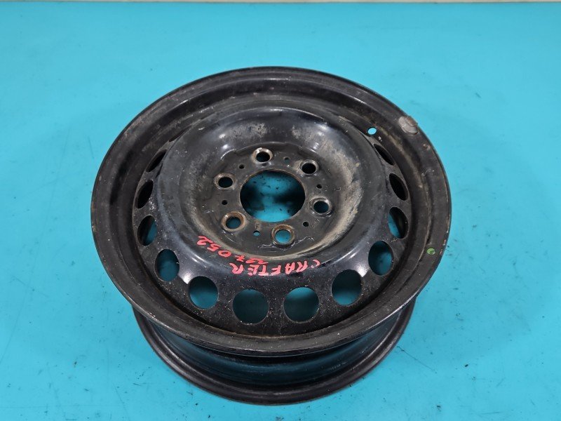 Felga stalowa 16" Vw Crafter 06- Szerokość felgi: 6.5", Rozstaw śrub: 6x130, Volkswagen, R16 6X130 6.5 J ET62