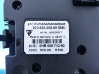 Konsola panel nawiewu Porsche Panamera I 970 97061347602, 5HB009740-33, 5HB009741-20