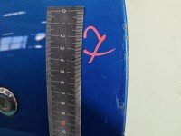 DRZWI PRZÓD LEWE KIEROWCY Peugeot 206 2d niebieski kmf