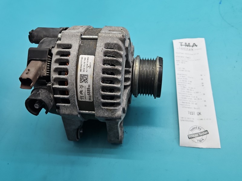 TEST Alternator Citroen C3 III 16-24 9835688980, MS1042117143 1.2 12V