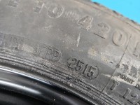 Koło zapasowe 16" dojazdowe dojazdówka Peugeot 308 II T9 Rozstaw śrub: 5x108, Continental, 125 mm, Profil opony: 85, p308ii,...