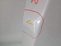 Maska przednia Peugeot 3008 II biały KWED