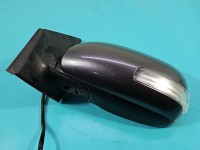 Lusterko lewe Toyota Corolla E15 elektryczny, Europejska, Kod lakieru: 1G3, elektrycznie składane, przetarcie na kierunku,...