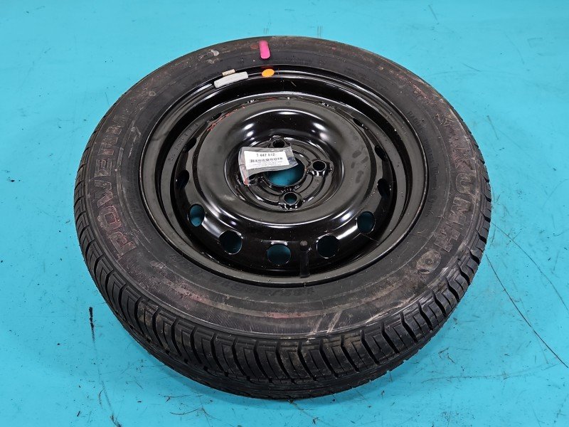 Koło zapasowe 14" dojazdowe dojazdówka Chevrolet Aveo T200 Rozstaw śrub: 4x100, Marka opon: Kumho, 185 mm, Profil opony: 60,... Koło zapasowe 14" dojazdowe dojazdówka Chevrolet Aveo T200 Rozstaw śrub: 4x100, Marka opon: Kumho, 185 mm, Profil opony: 60,...