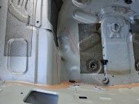 Pas tylny podłoga wanna bagażnika Skoda Fabia IV HB