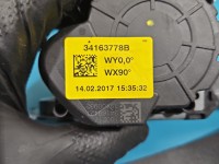 Pas bezpieczeństwa tył prawy Europejska, NIE ROZWIJA SIE - WYSTRZELONY Skoda Fabia III 6V0857448, 34163778B