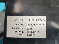 Konsola panel nawiewu Volvo S40 II V50 8697156