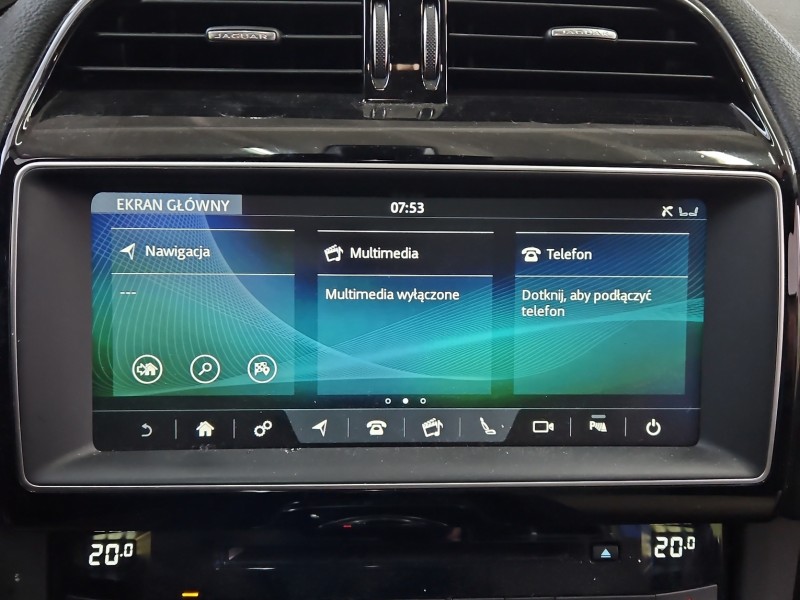 Wyświetlacz monitor Jaguar F-Pace 16-