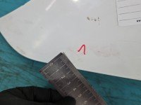 Błotnik przód lewy Peugeot 307 biały EWPA