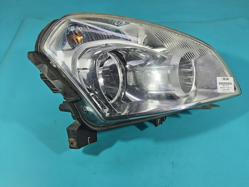 Reflektor prawy lampa przód Nissan Qashqai I J10 06-13 EUROPA 26010JD90B, 1EF238042-02