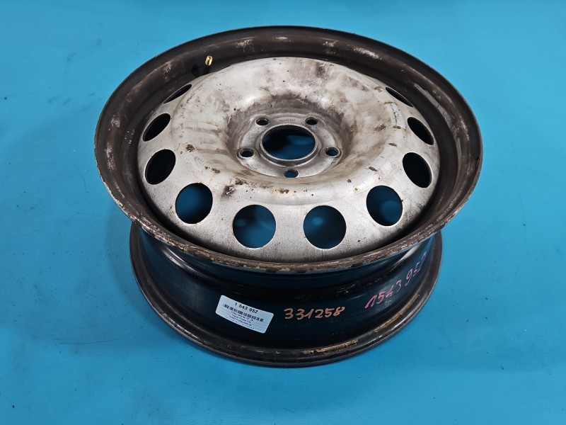 Felga stalowa 16" Toyota Proace City Szerokość felgi: 6.5", Rozstaw śrub: 5x108, Odsadzenie (ET): 42, TOYOTA, 1543952, R16...