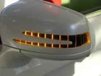 Lusterko lewe pin Mercedes CLS II C218 W218 218 sedan 4d kolor biały 799U DIAMOND WHITE - METALLIC PAINT europa