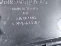 Tapicerka klapy tył boczek bagażnika tylnej Skoda Superb IV 3J0867603